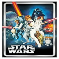 Војна На Ѕвездите: Нова Надеж - Класичен Поза Ѕид Постер, 22.375 34