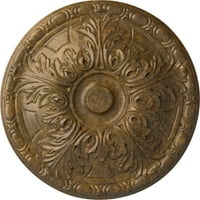 Екена мелница 3 4 OD 5 8 P Granada тавански медалјон, собрана бронза со рачно насликана