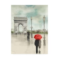 Трговска марка ликовна уметност „loversубители на дождови на денот на денот“ на платно по Грејс Поп