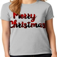 Графичка Америка Фестивна среќен Божиќна празник женска графичка маица