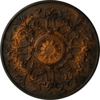33 OD 3 4 P Версајски тавански медалјон, 'рѓа со рачно насликана