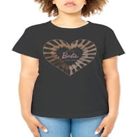Барби женски јуниори подобро заедно заедно со кратки ракави графичка маица