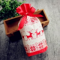 Божиќна Врвка Завиткајте Пластични Кеси За Лекување Торбичка За Колачиња Торбичка За Подароци За Божиќна Забава Божиќно Животно