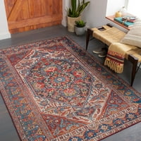 Уметнички ткајачи Ирис Медалјон област килим, црвено сина боја, 2'3 3'9